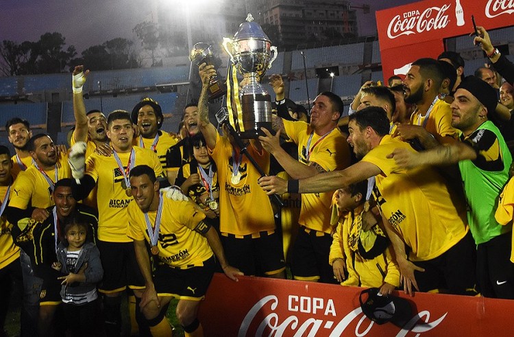 La última ocasión en la que Peñarol fue campeón Uruguayo, en definición ante Nacional, fue en 2018. (www.auf.org.uy)